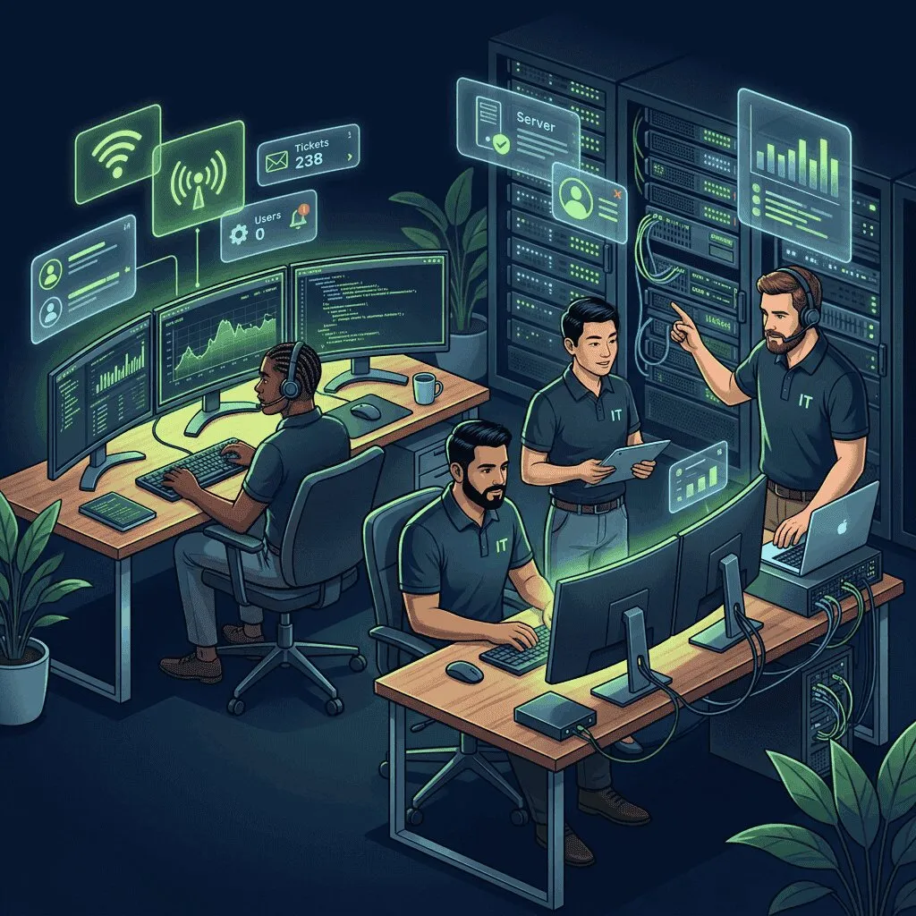 SupportixIT team working